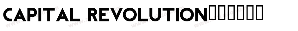 Capital Revolution字体转换